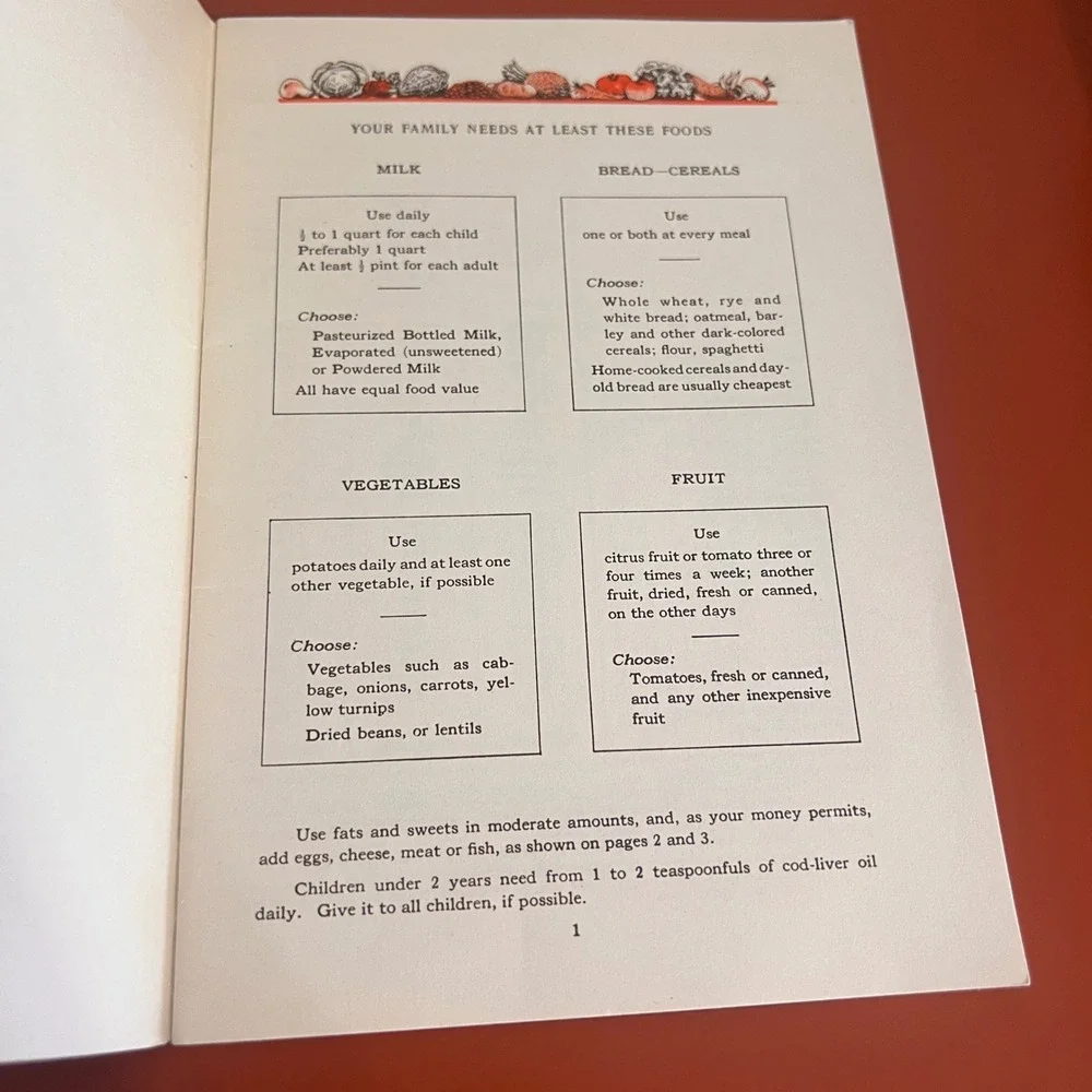 Vintage Three Meals a Day Metropolitan Life Insurance Cookbook Booklet Recipes